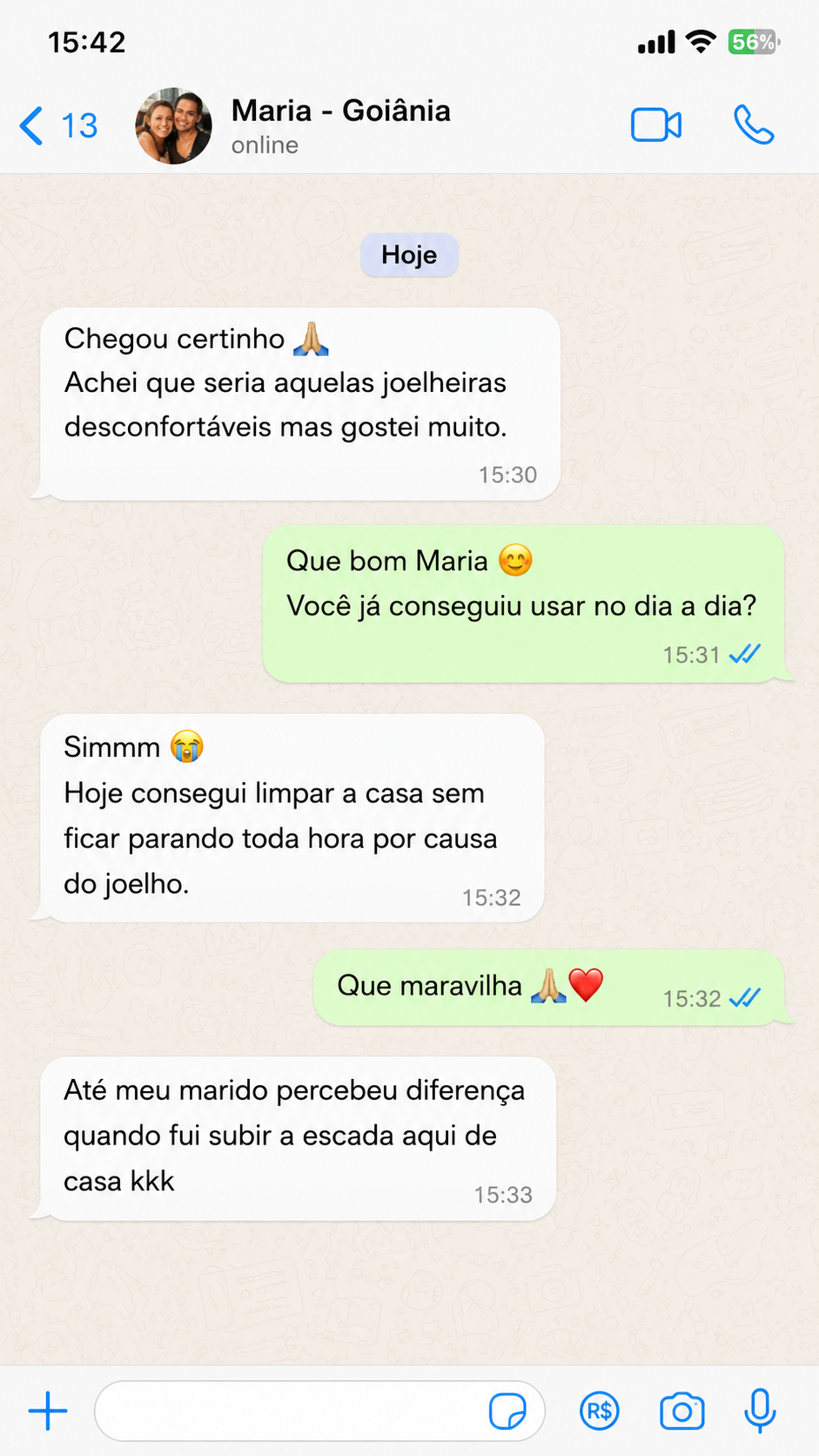 Feedback de Maria