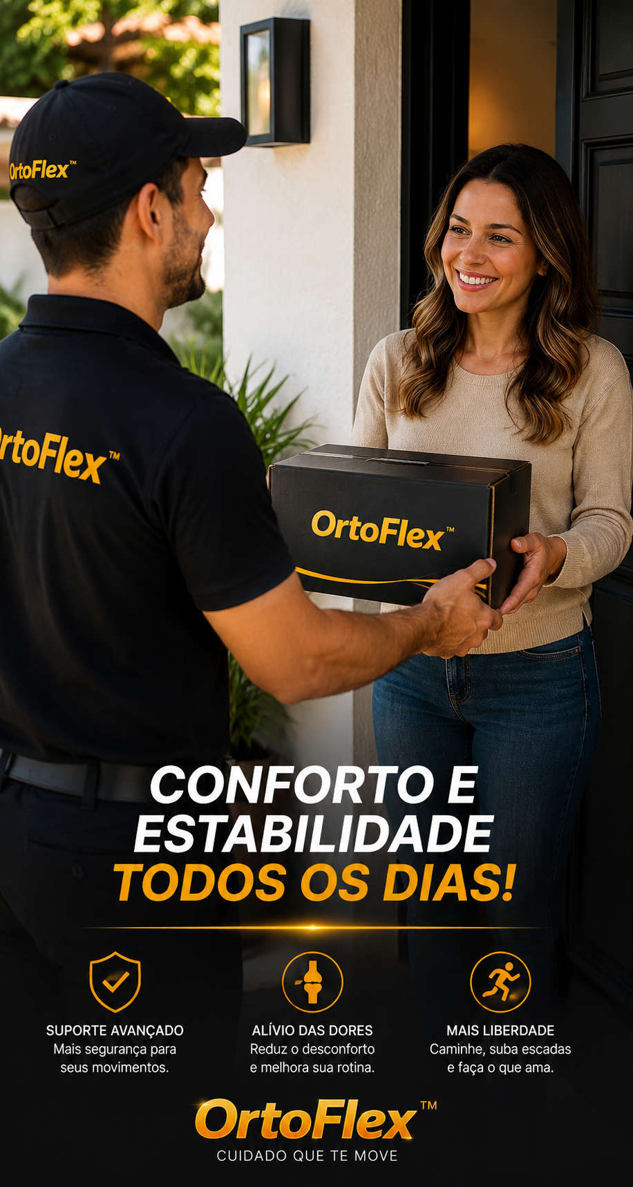 Entrega na porta